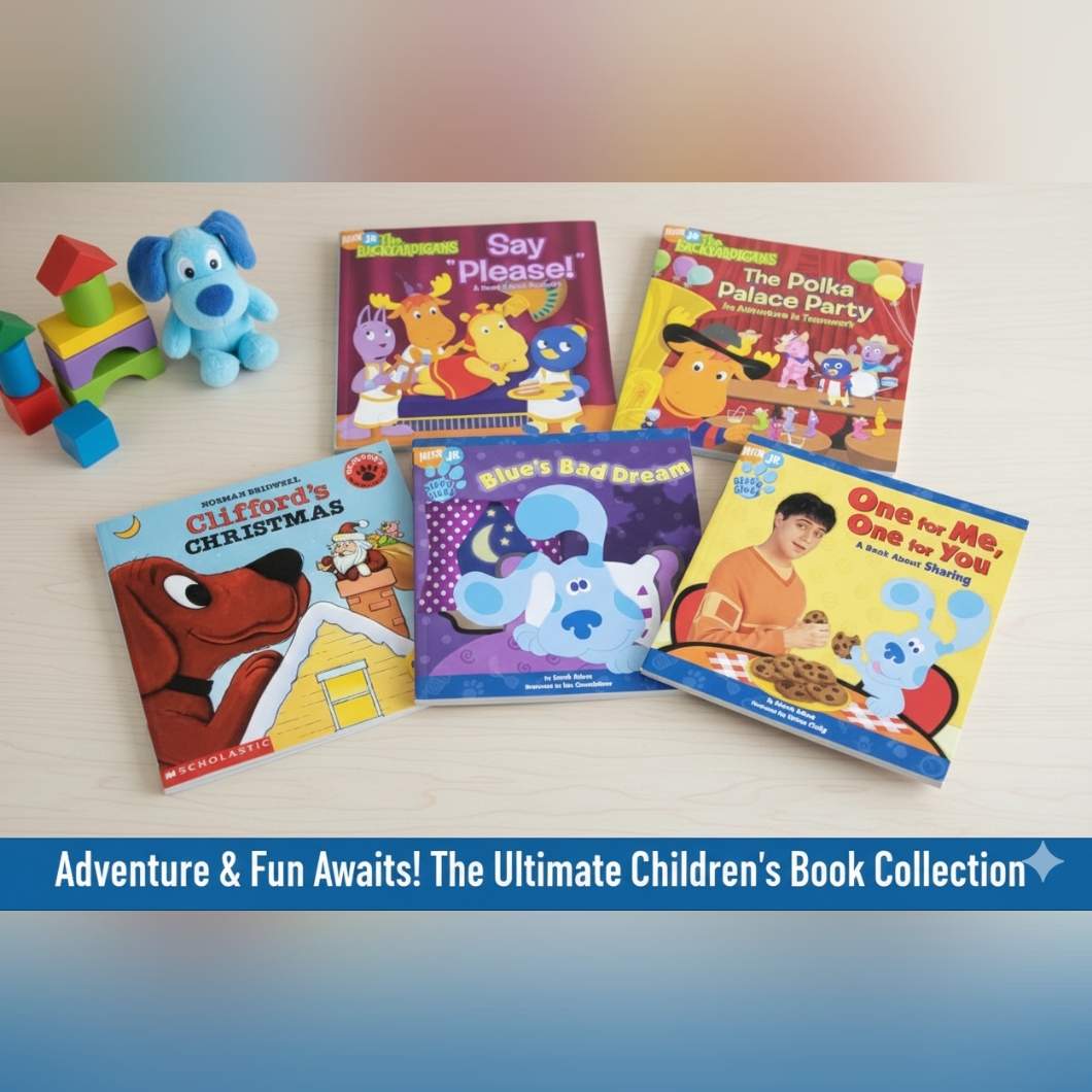Nick Jr  Clifford Bundle Of 5 Vintage Paperback Chapter Books